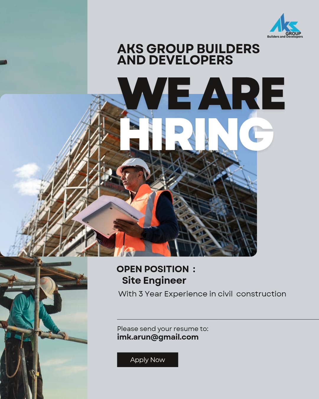 AKS Constructions project by Dezmos Digital Marketing, Kerala